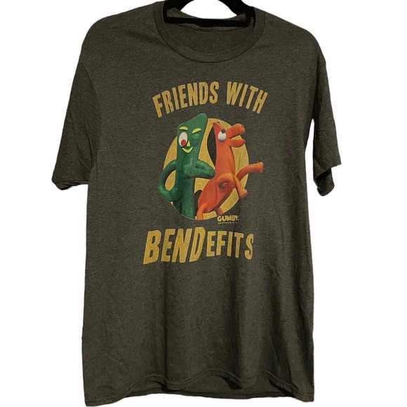 Gumby and Pokey Friends with Bendefits 2013 Shirt Adult Large - Picture 1 of 3